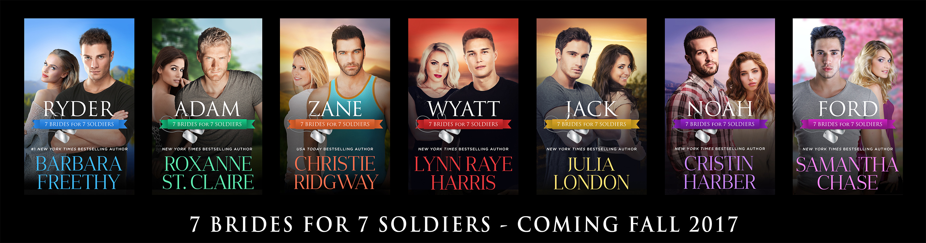 7 Brides for 7 Soldiers series cover reveal
