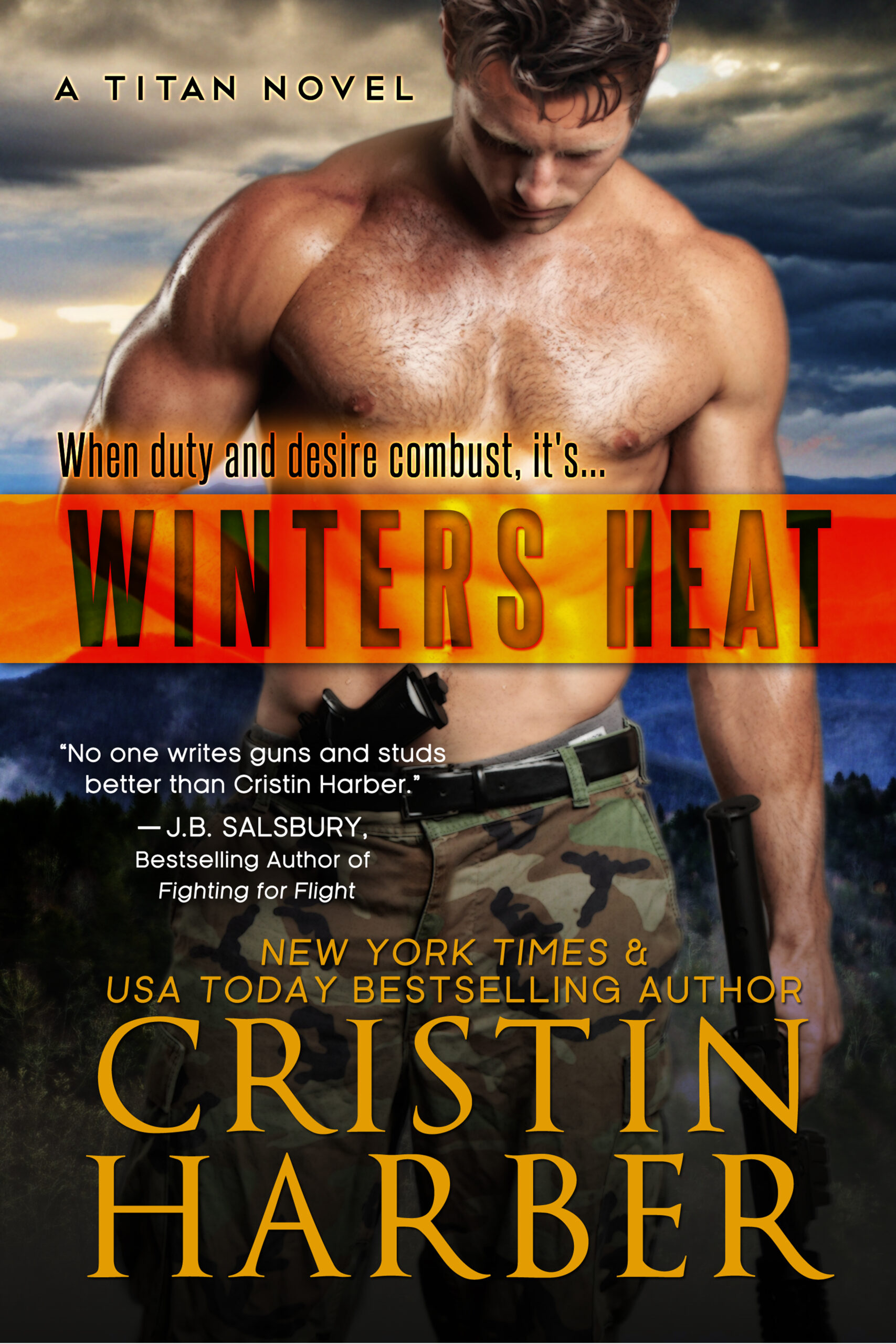 Winters Heat by Cristin Harber book cover